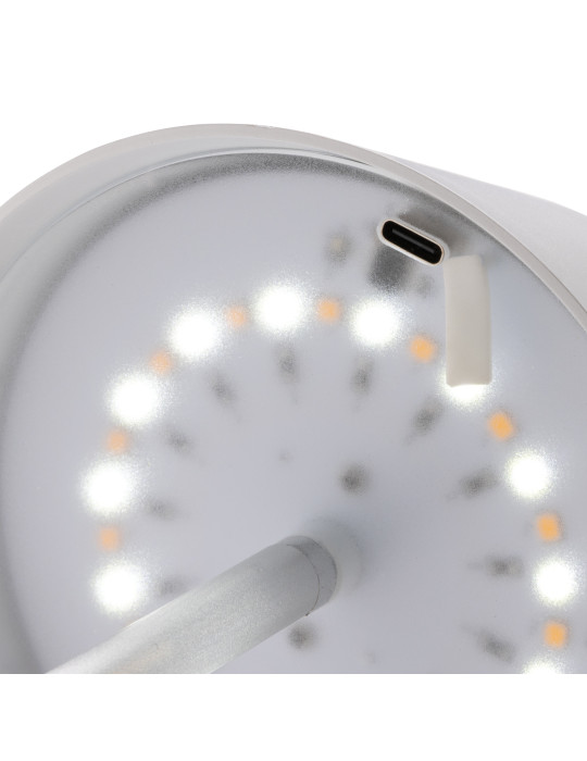 Lampe Pure Glow rechargeable RCS et bambou personnalisable