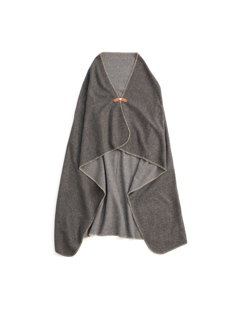 Plaid convertible en poncho Vinga Bilton recyclé personnalisable