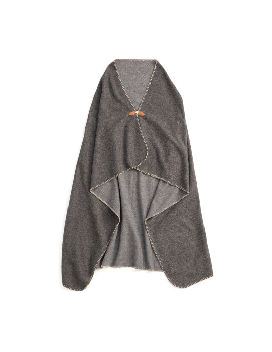 Plaid convertible en poncho Vinga Bilton recyclé personnalisable