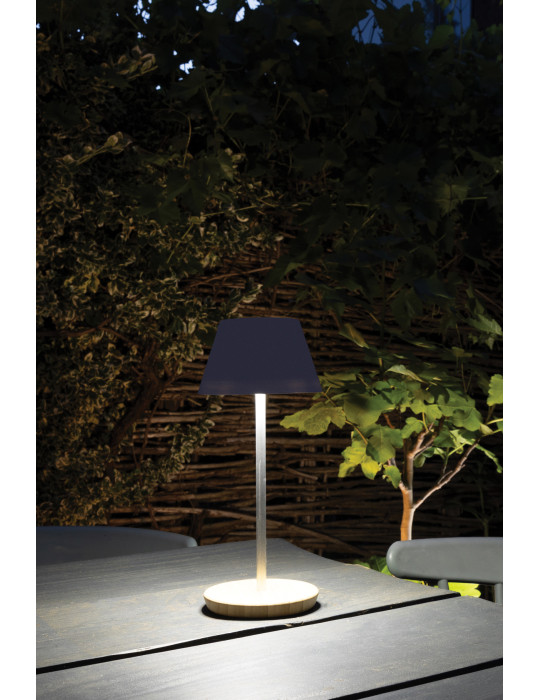 Lampe Pure Glow rechargeable RCS et bambou personnalisable
