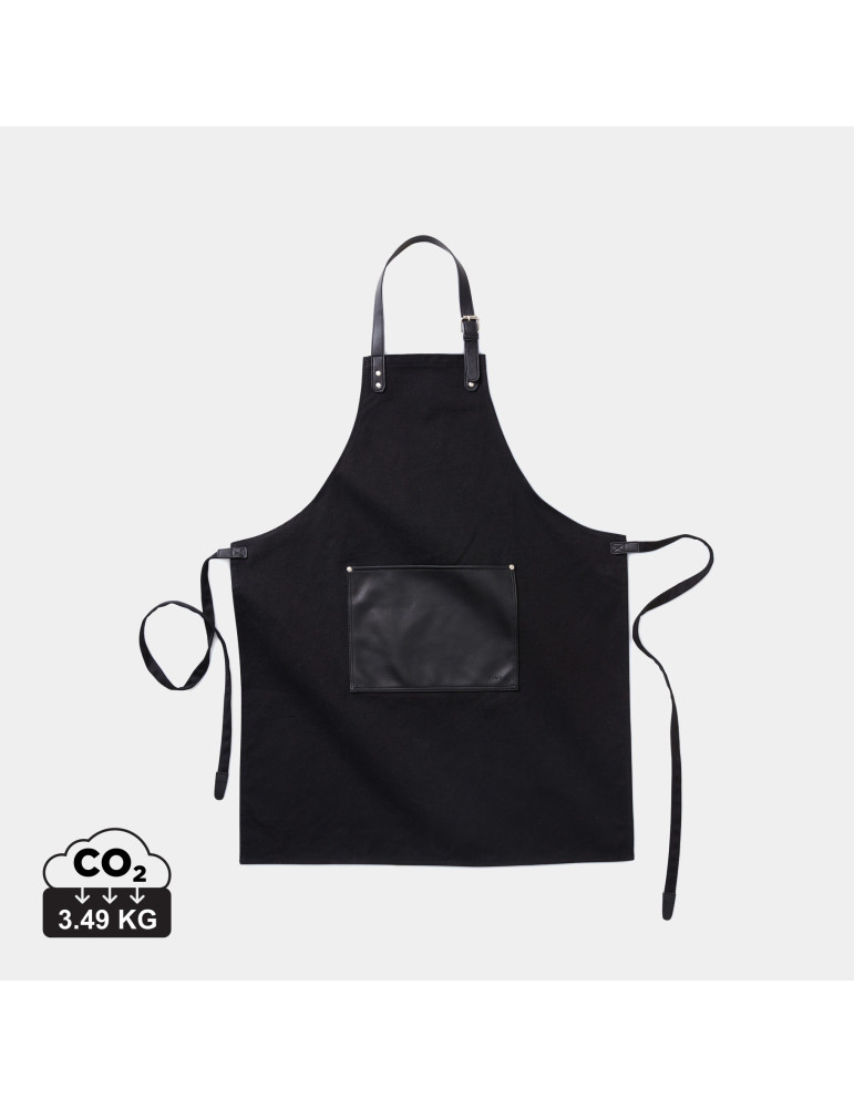 Tablier Vinga Casbas en toile coton avec détails PU personnalisable