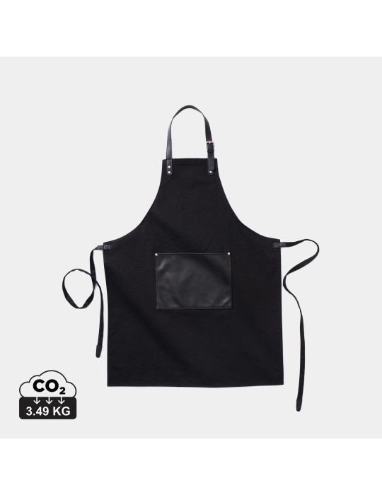 Tablier Vinga Casbas en toile coton avec détails PU personnalisable