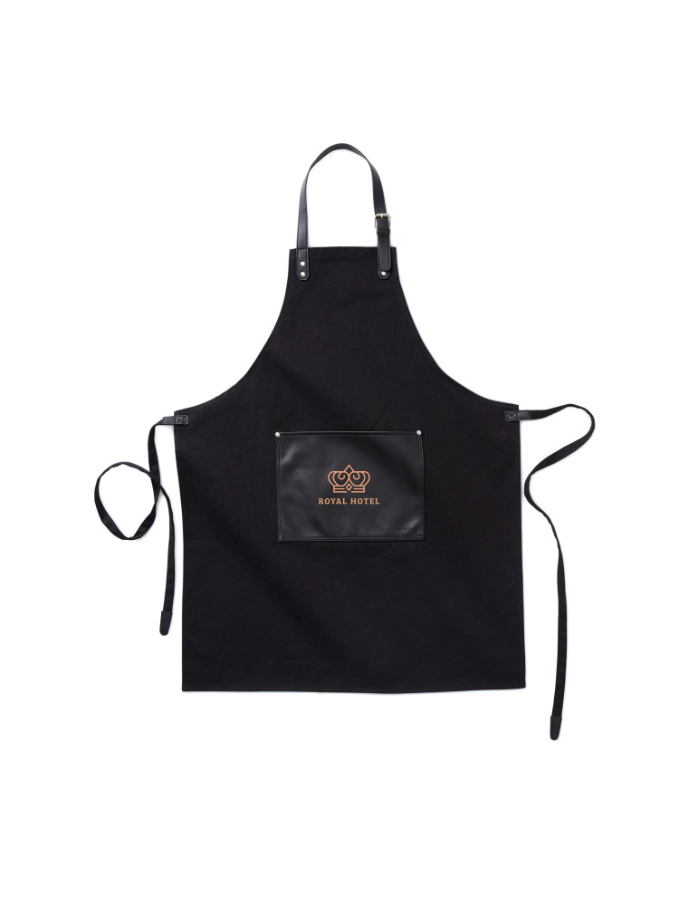 Tablier Vinga Casbas en toile coton avec détails PU personnalisable