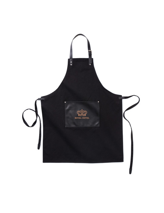 Tablier Vinga Casbas en toile coton avec détails PU personnalisable