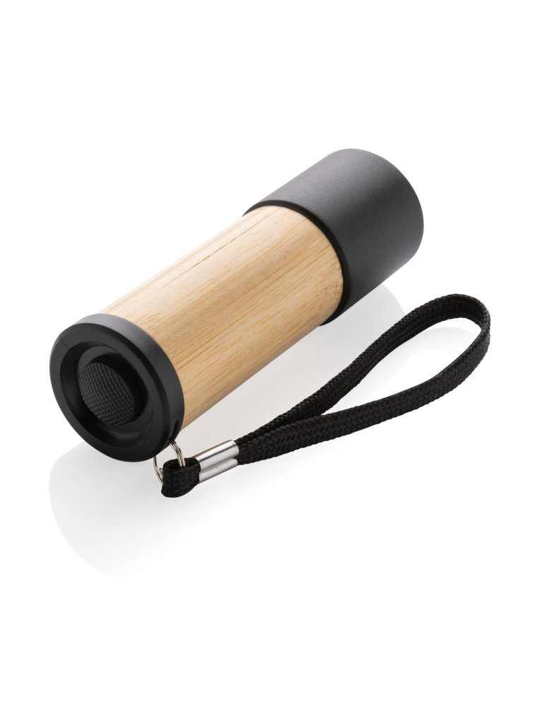 Lampe torche bambou et ABS recyclé RCS personnalisable