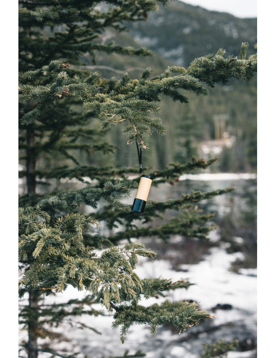 Lampe torche bambou et ABS recyclé RCS personnalisable