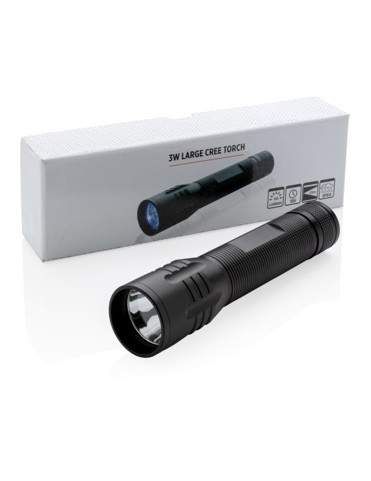 Lampe torche CREE 3 W large 100 lm personnalisable