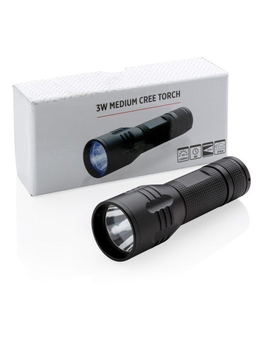 Lampe torche CREE 3 W medium 100 lm personnalisable