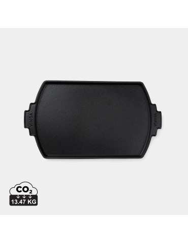 Plancha Vinga Monte Ardoise 41 × 23 cm fonte émaillée personnalisable
