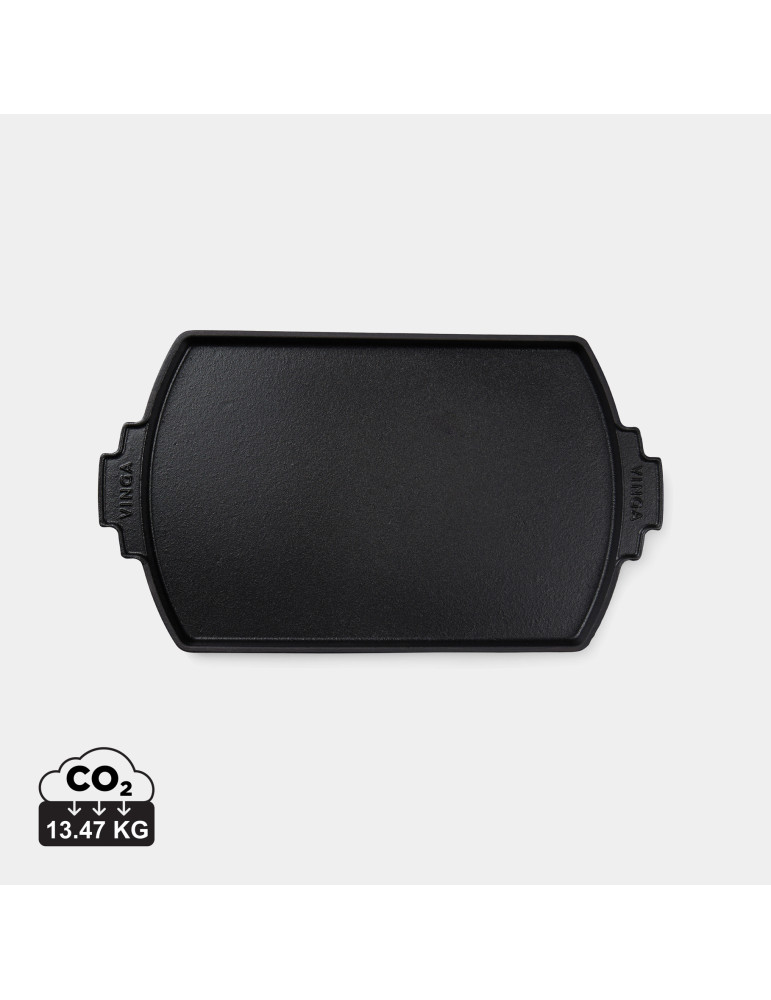 Plancha Vinga Monte Ardoise 41 × 23 cm fonte émaillée personnalisable
