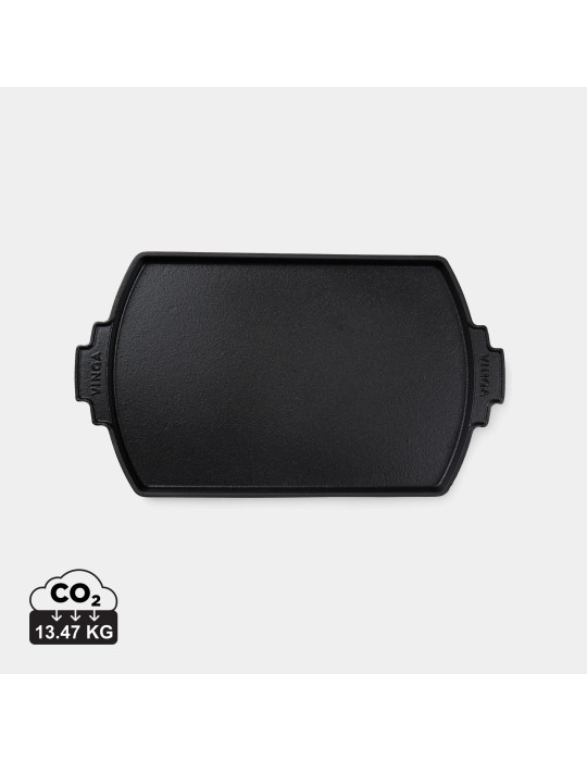 Plancha Vinga Monte Ardoise 41 × 23 cm fonte émaillée personnalisable