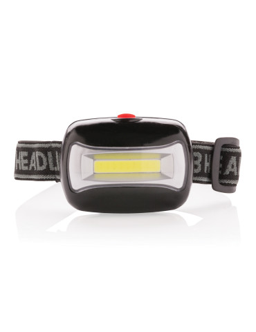 Lampe frontale COB avec bandeau réglable personnalisable 2