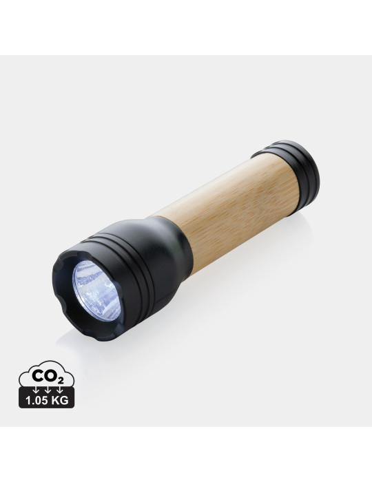 Lampe Lucid 1 W bambou et ABS RCS personnalisable