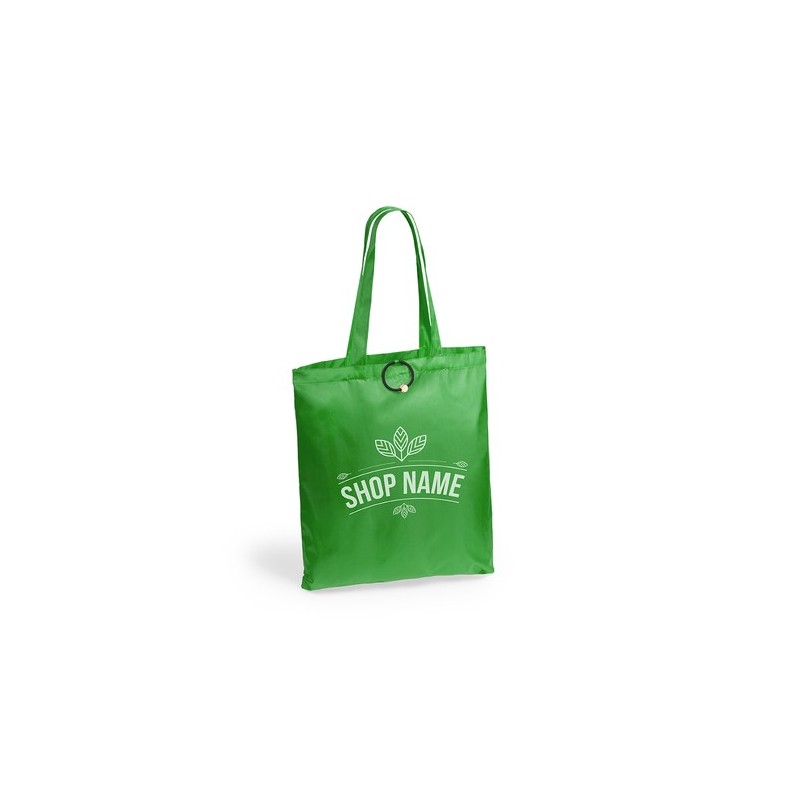 Sac Publicitaire Personnalisé Pliable Conel Matières : polyester Couleurs : rouge cadeau client original