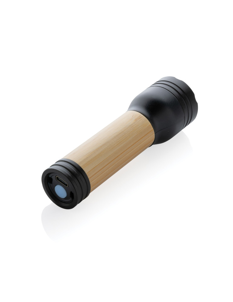 Lampe Lucid 1 W bambou et ABS RCS personnalisable