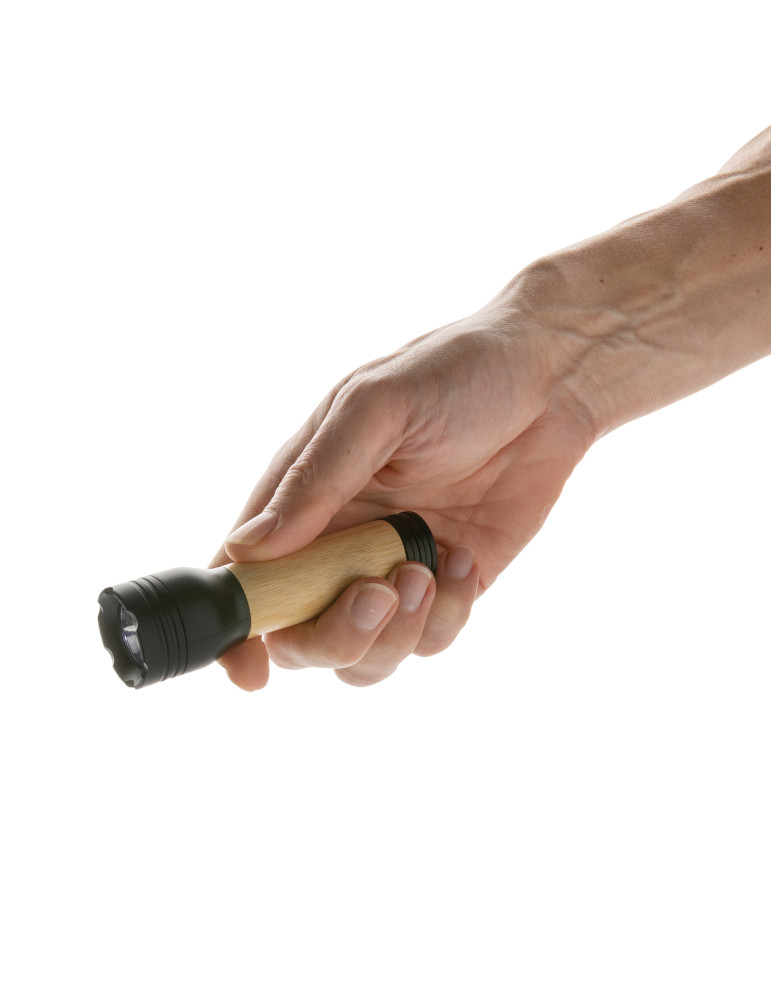 Lampe Lucid 1 W bambou et ABS RCS personnalisable