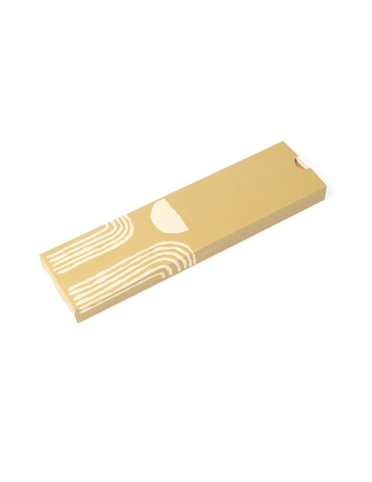 Santoku Vinga Tara lame alvéolée 14 cm acier recyclé personnalisable