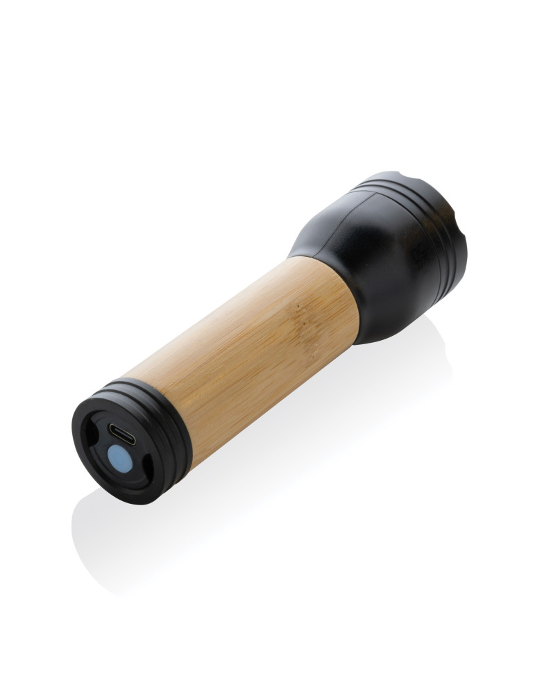 Lampe Lucid 3 W bambou et ABS RCS personnalisable