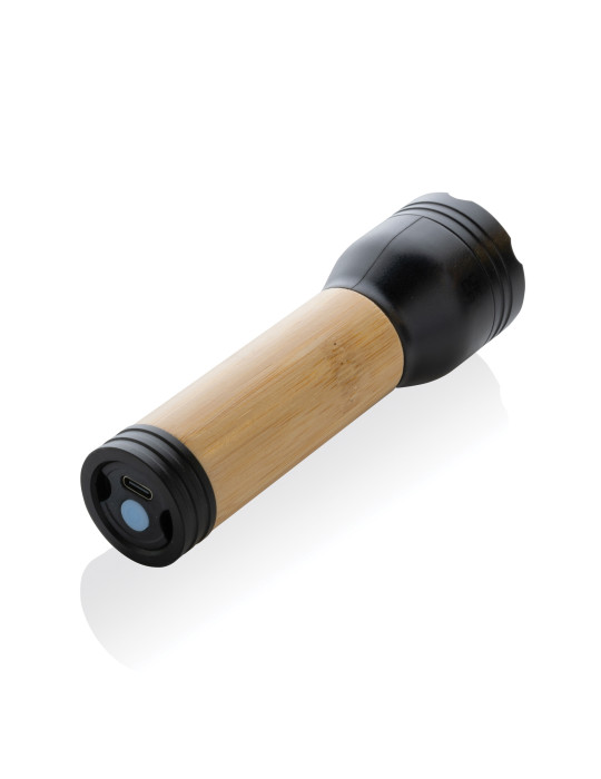 Lampe Lucid 3 W bambou et ABS RCS personnalisable