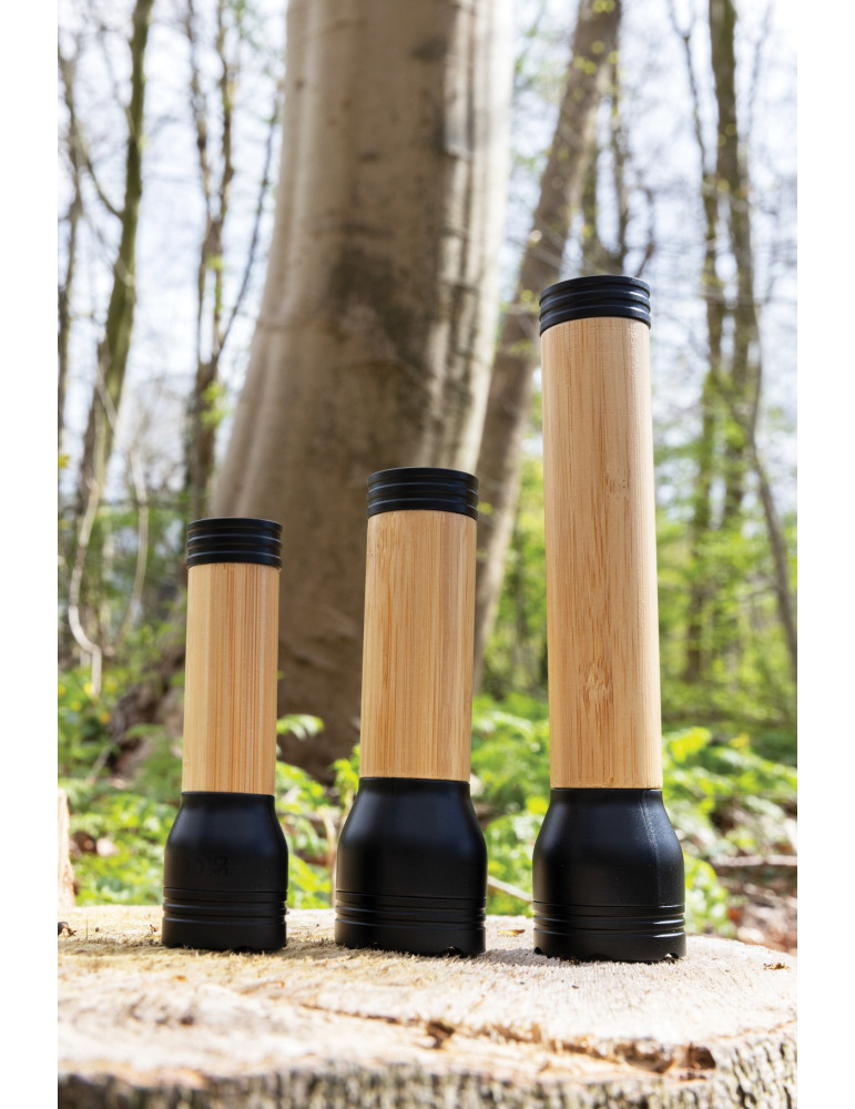 Lampe Lucid 3 W bambou et ABS RCS personnalisable