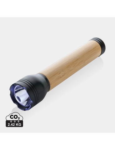 Lampe Lucid 5 W bambou et ABS RCS personnalisable