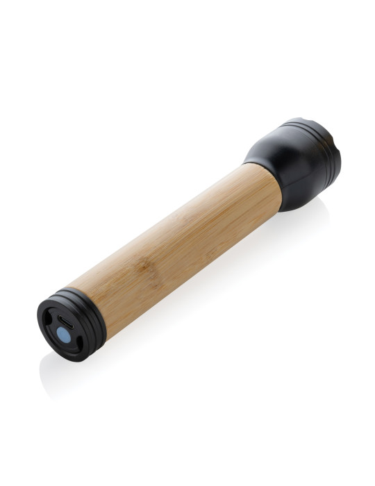 Lampe Lucid 5 W bambou et ABS RCS personnalisable