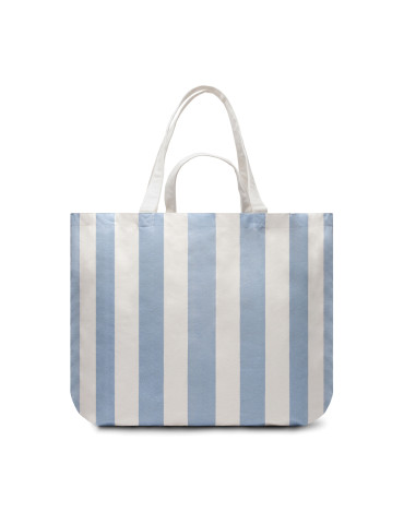 Sac de plage rayé Vinga Lagoa toile recyclée GRS personnalisable 2