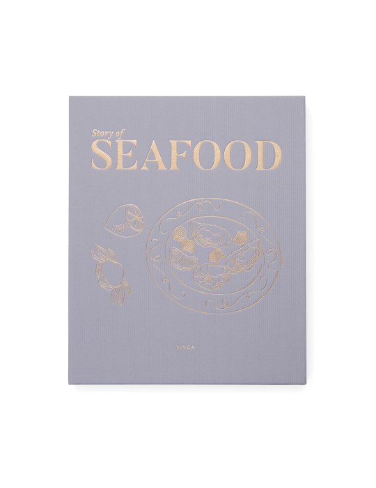 Coffret Vinga Histoire des fruits de mer en forme de livre personnalisable