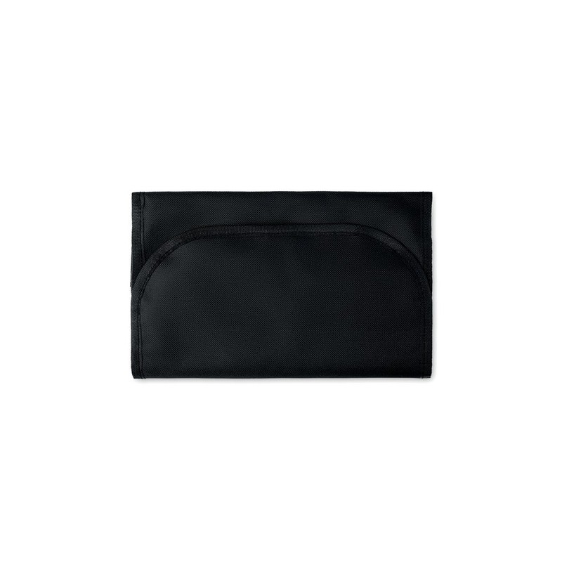 Sac d'accessoires de voyage personnalisé - COTE BAG Matières : PET Couleurs : noir cadeau entreprise pas cher