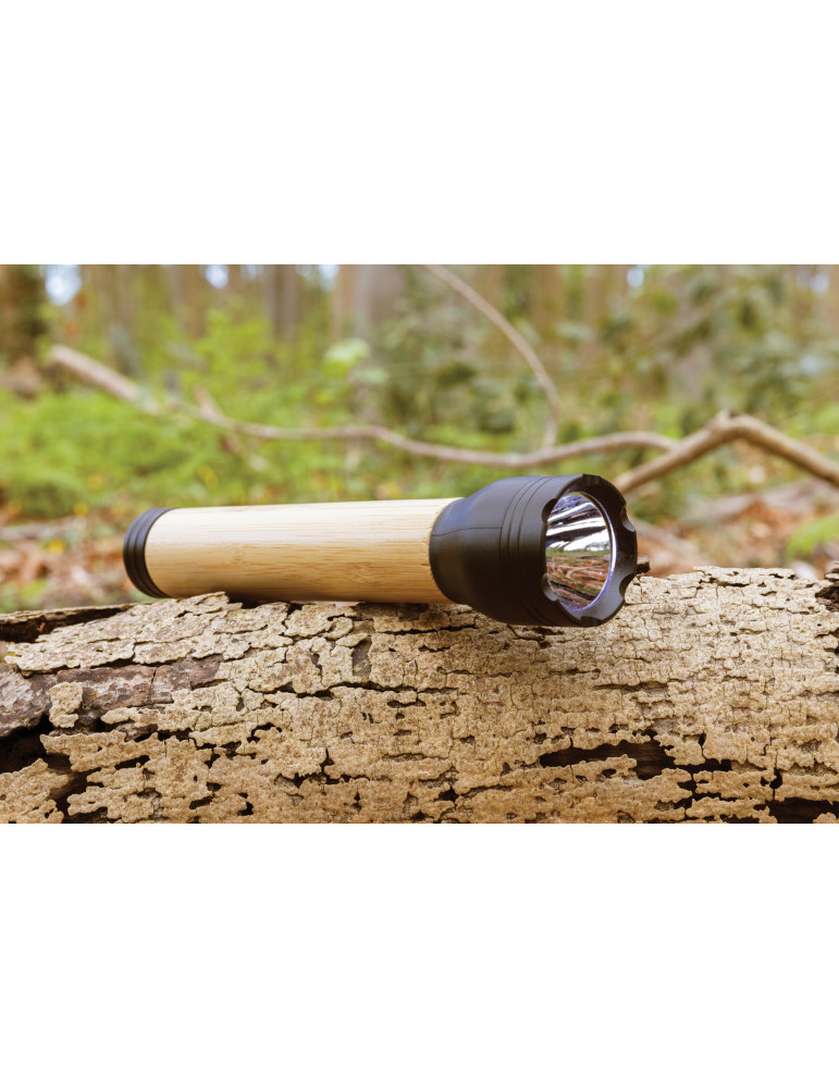 Lampe Lucid 5 W bambou et ABS RCS personnalisable