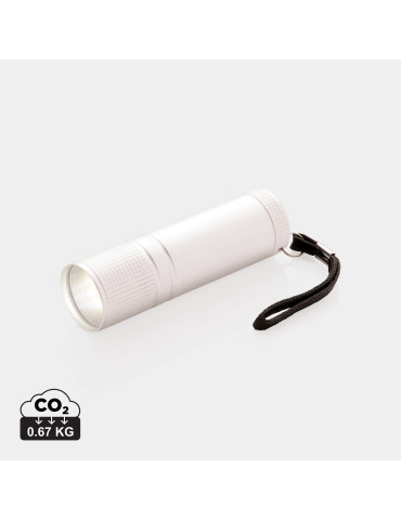 Lampe torche COB de poche en aluminium personnalisable
