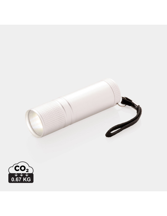 Lampe torche COB de poche en aluminium personnalisable
