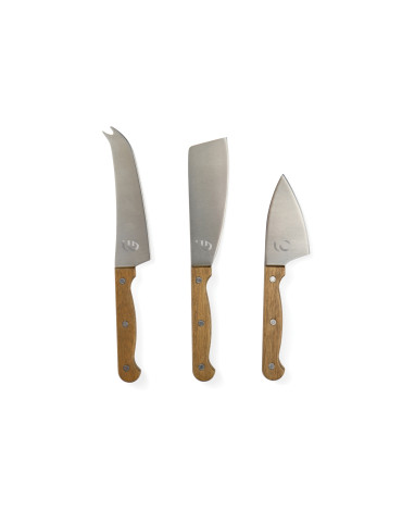 Coffret Vinga Histoire du fromage trois couteaux personnalisable 2