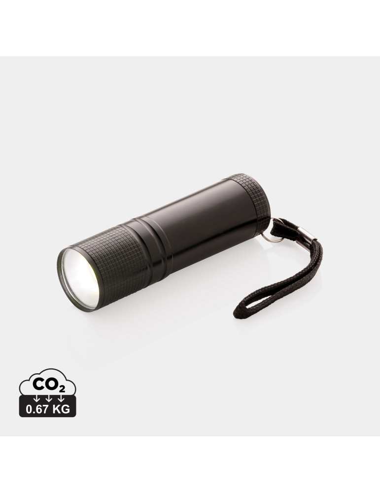 Lampe torche COB de poche en aluminium personnalisable