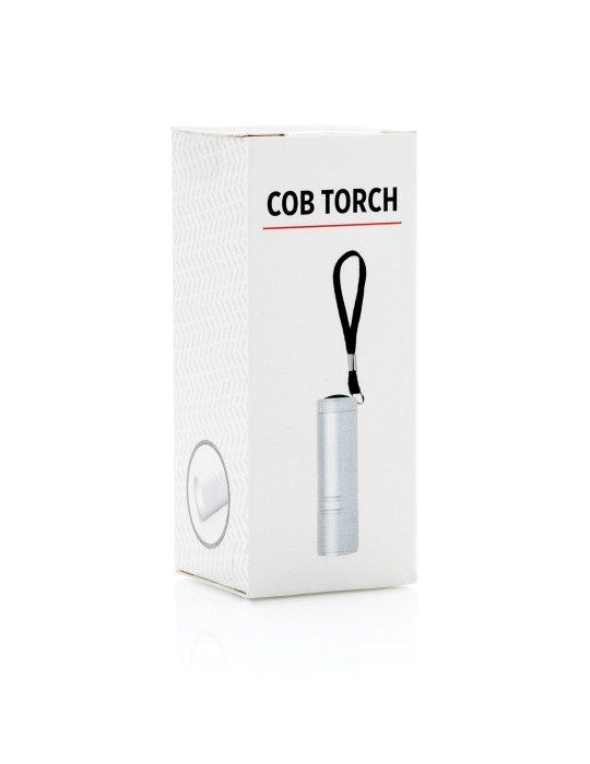 Lampe torche COB de poche en aluminium personnalisable
