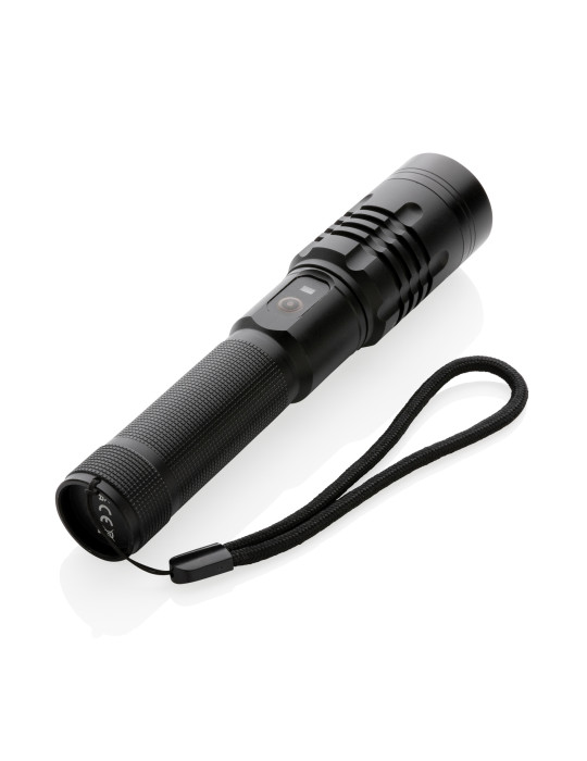 Torche GearX rechargeable USB 1 000 lm personnalisable