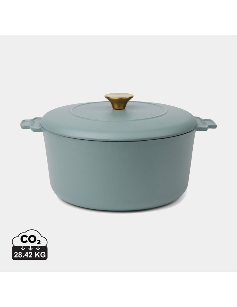 Cocotte Vinga Monte Heritage 5,5 litres fonte émaillée personnalisable