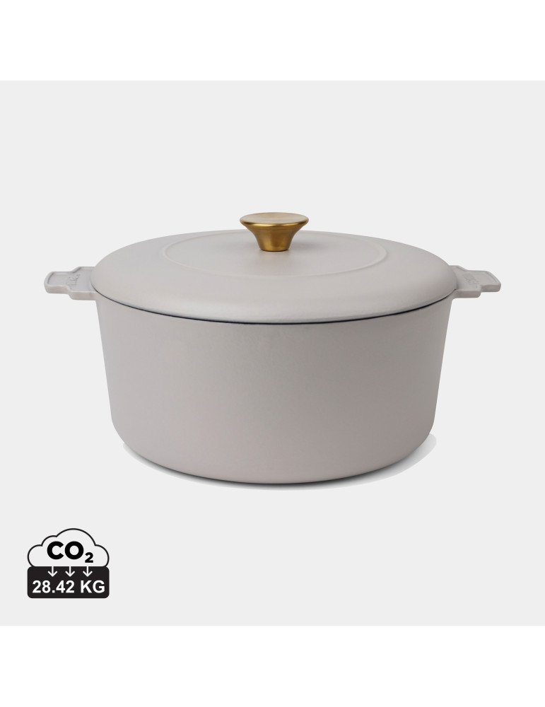Cocotte Vinga Monte Heritage 5,5 litres fonte émaillée personnalisable