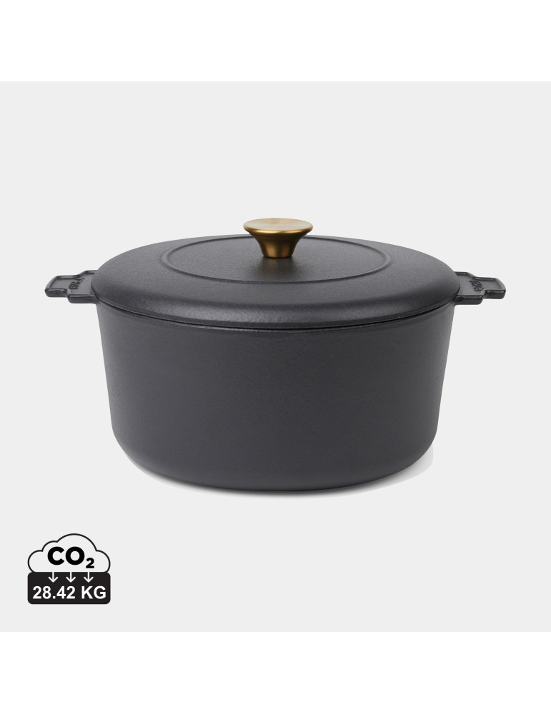 Cocotte Vinga Monte Heritage 5,5 litres fonte émaillée personnalisable