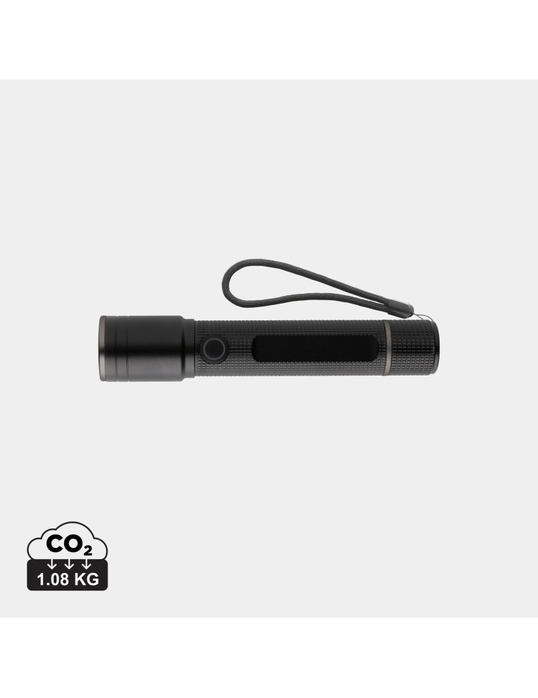 Torche GearX 3 W rechargeable en alu RCS personnalisable
