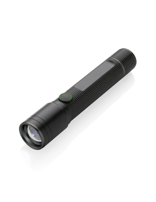 Torche GearX 3 W rechargeable en alu RCS personnalisable