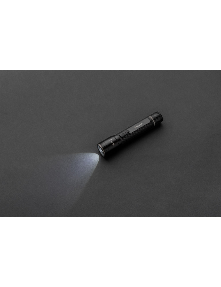 Torche GearX 3 W rechargeable en alu RCS personnalisable