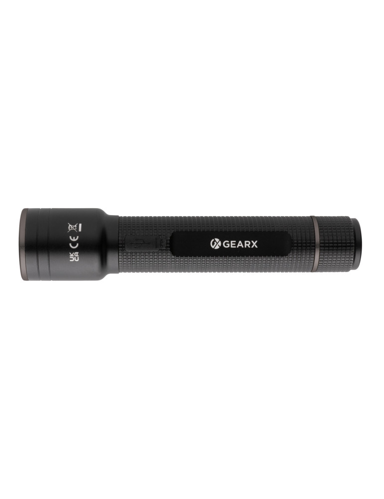 Torche GearX 10 W 800 lm en alu RCS personnalisable
