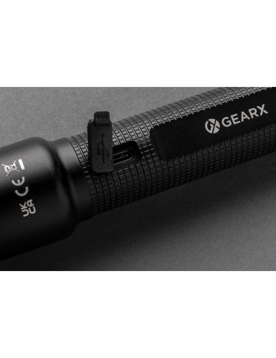 Torche GearX 10 W 800 lm en alu RCS personnalisable