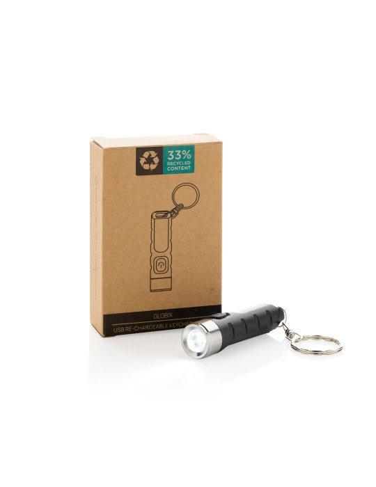 Porte-clés lampe Globix rechargeable RCS personnalisable