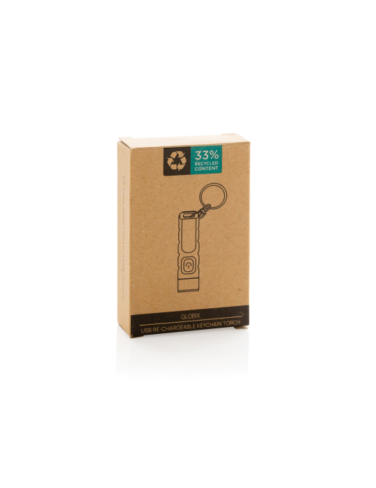 Porte-clés lampe Globix rechargeable RCS personnalisable