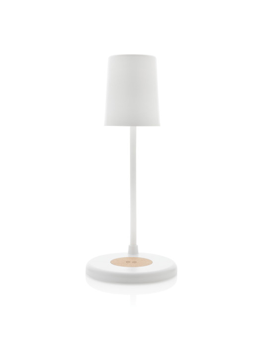 Lampe Zenara avec chargeur sans fil 15 W personnalisable