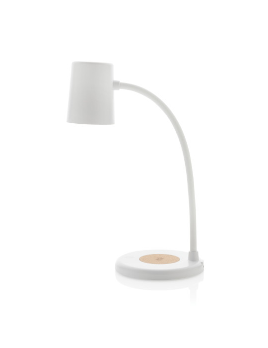 Lampe Zenara avec chargeur sans fil 15 W personnalisable
