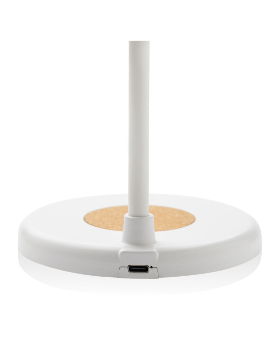 Lampe Zenara avec chargeur sans fil 15 W personnalisable