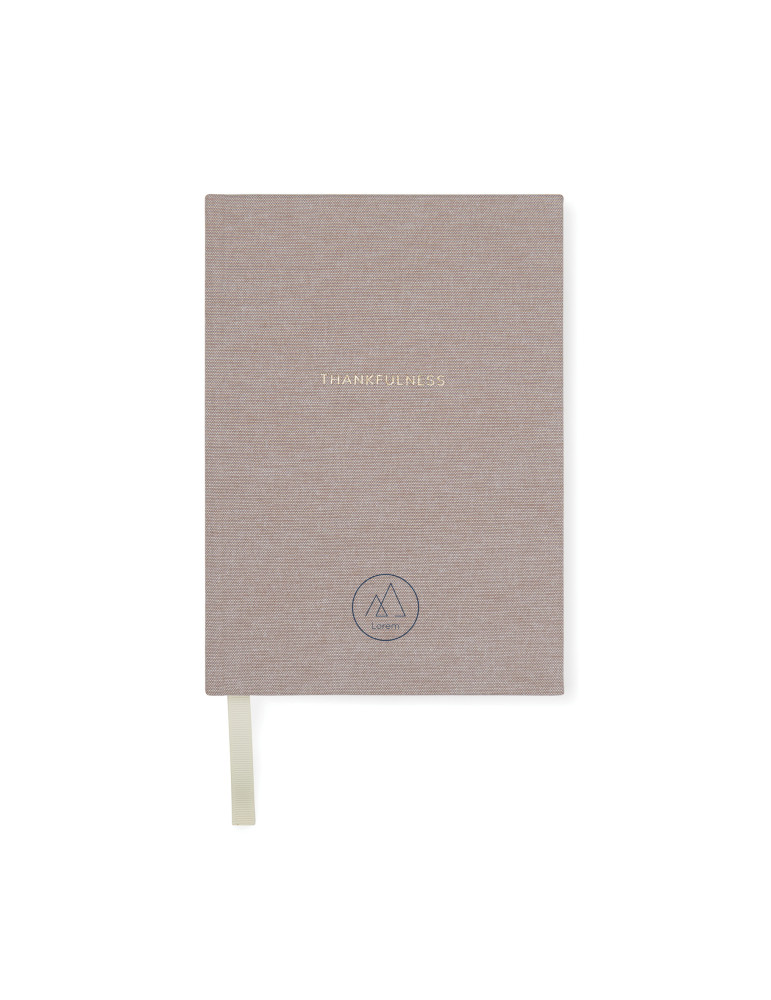 Journal A5 Vinga Thankfulness papier recyclé GRS personnalisable